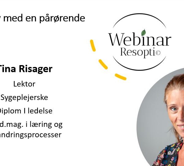 Interview med en pårørende – Sofie