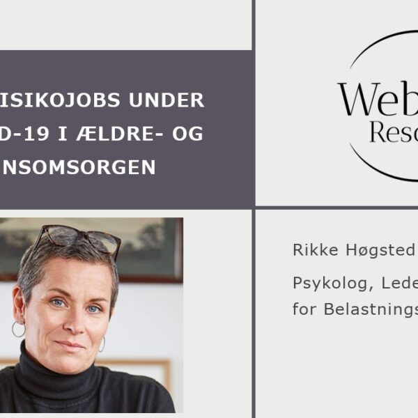 Højrisikojobs under COVID-19 i ældre- og demensomsorgen (*GRATIS)