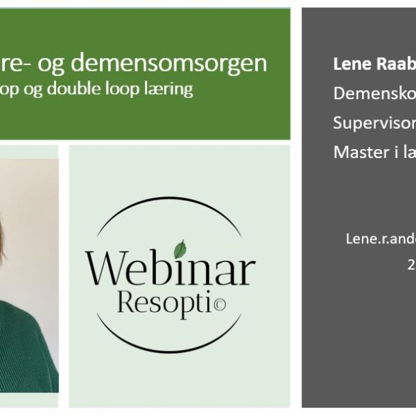 Læring i ældre- og demensomsorgen