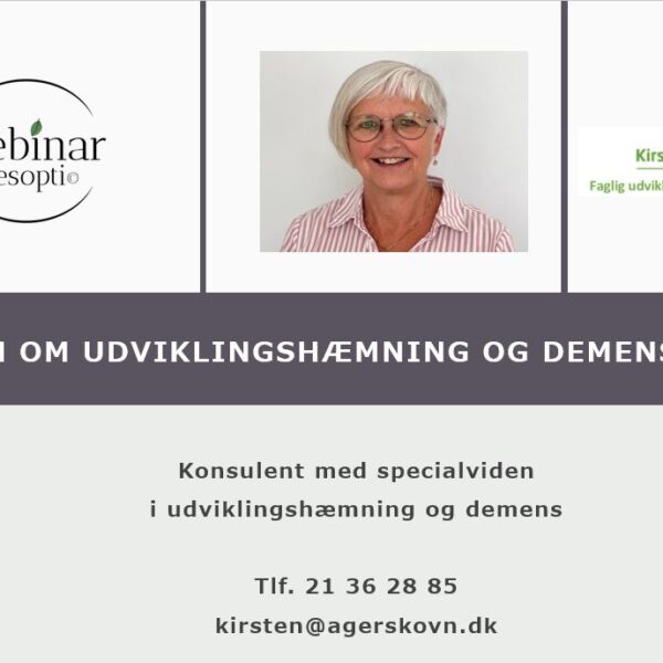 Viden om udviklingshæmning og demens – del 1