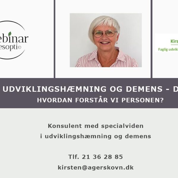 Udviklingshæmning og demens – hvordan forstår vi personen?